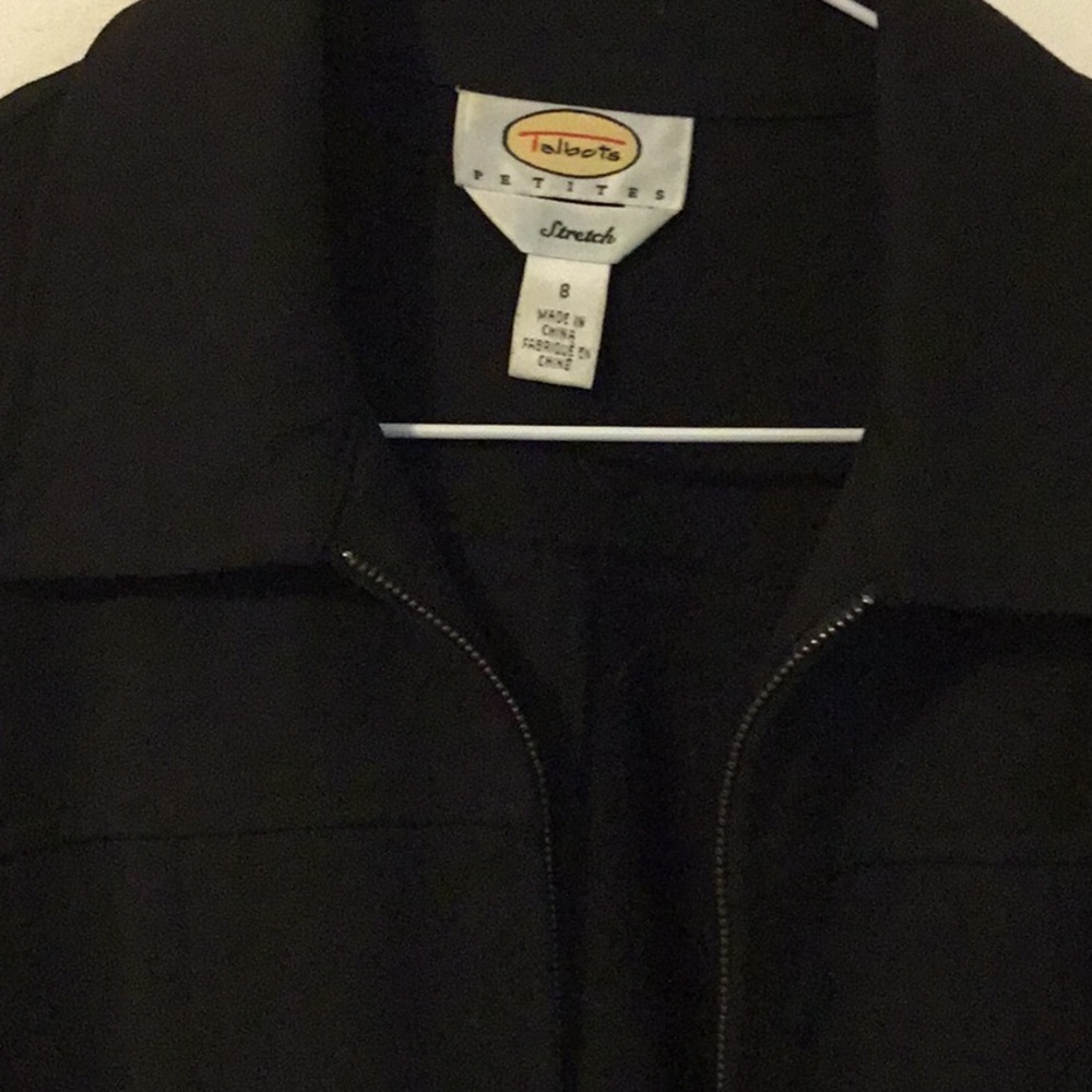 BLACK Talbots Jacket - Picture 2 of 3